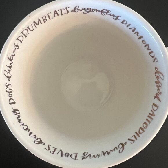 Letter D “All Great Things Begin with the Letter D” Initial Monogram Ceramic Mug - Picture 12 of 14